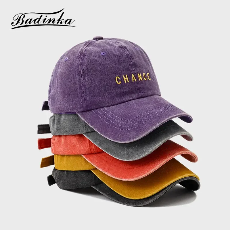 

2024 New Bad Hair Day Washed Black Baseball Cap female male Snapback Hat Man Vintage Dad Hats for Men Women Gorras Hombre