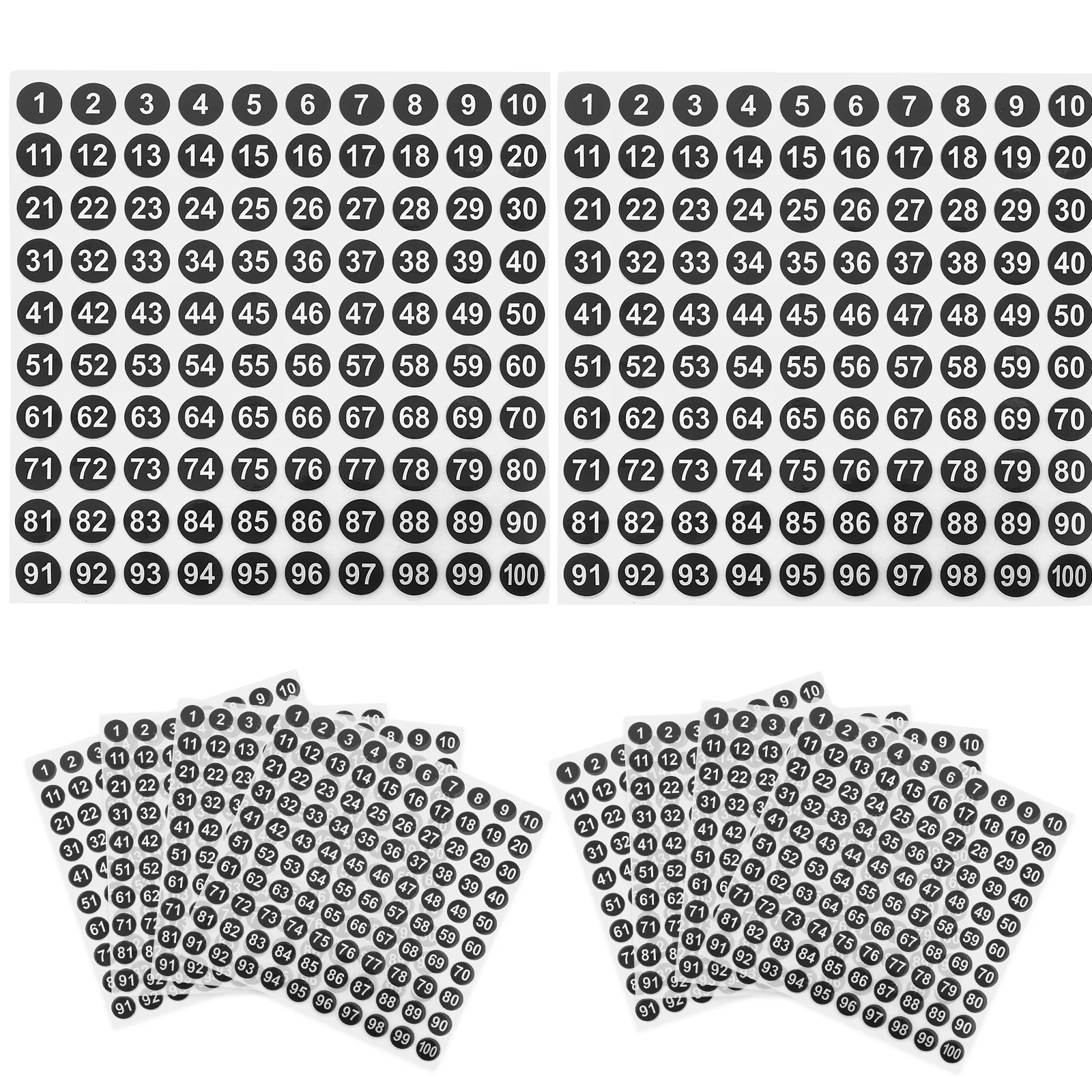 50 Sheets Number Clothing Round Stickers Office Adhesive Labels Identification Copper Plate
50 Sheets Number Clothing Round Stickers Office Adhesive Labels Identification Copper Plate