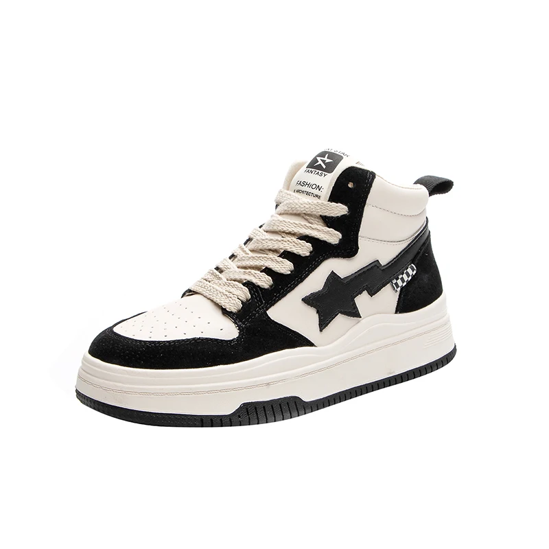 Leather High Top Small White Shoes Women Plus Fleece Flat 100 Casual Sports Shoes High Top Board Shoes Large Size Women's Shoes
Leather High Top Small White Shoes Women Plus Fleece Flat 100 Casual Sports Shoes High Top Board Shoes Large Size Women's Shoes