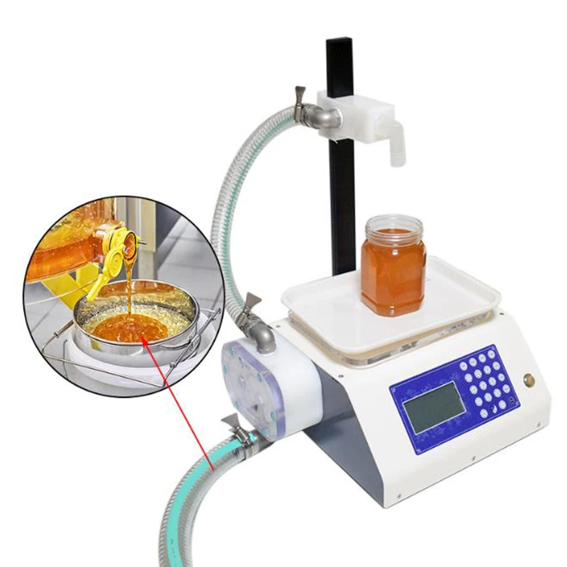 Automatic and Manual Weighing Paste Honey Filling Machine Peristaltic Pump Viscous Outdoor or Indoor Use 
Automatic and Manual Weighing Paste Honey Filling Machine Peristaltic Pump Viscous Outdoor or Indoor Use