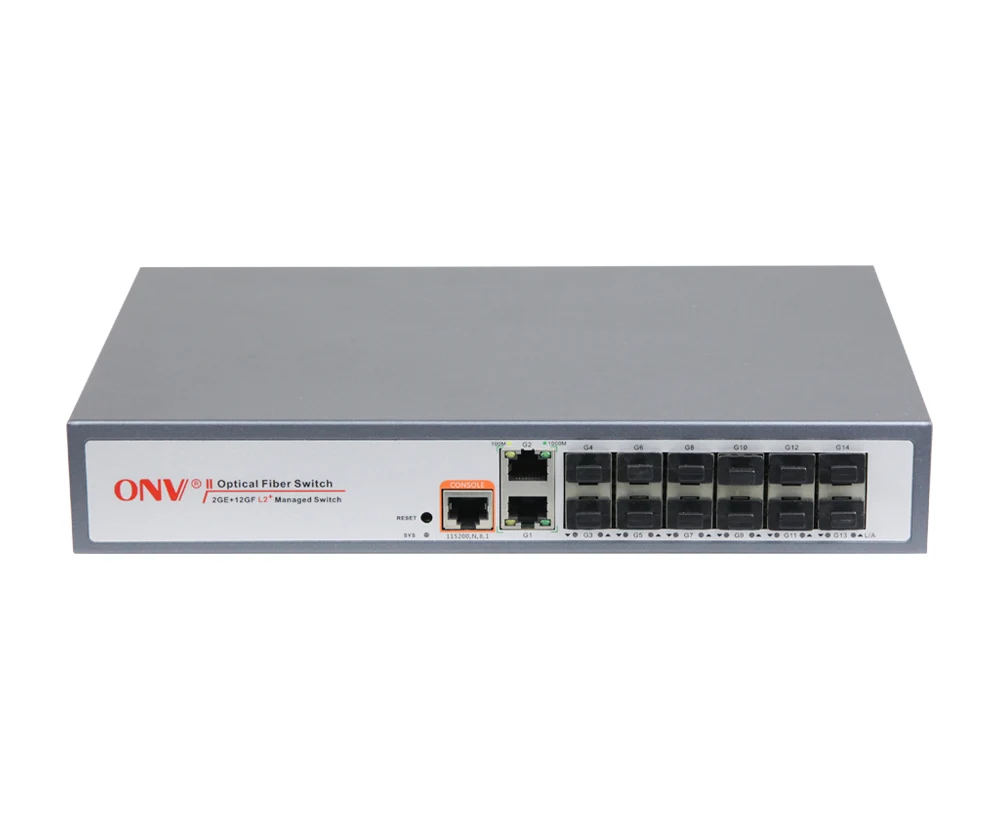 Intellinet 14 port fiber optic ethernet switch with 12 sfp port and 2 rj45 port l2 managed gagibit ethernet switch
Intellinet 14 port fiber optic ethernet switch with 12 sfp port and 2 rj45 port l2 managed gagibit ethernet switch