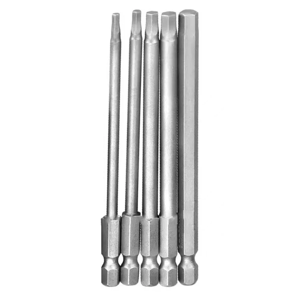5pcs 150mm Hex Screwdriver Bit Set Extended Screwdriver Electric Power Drill Adapter Driver Key Socket Security Magnetic Tip
5pcs 150mm Hex Screwdriver Bit Set Extended Screwdriver Electric Power Drill Adapter Driver Key Socket Security Magnetic Tip