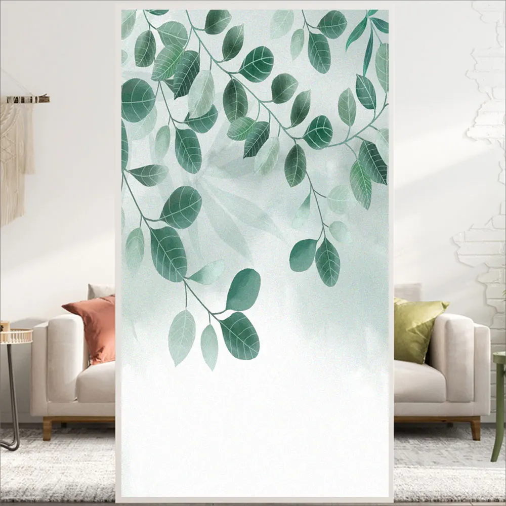 Frosted Green Leaves Privacy Window Film Heat Control Anti UV Blocking Window Stickers Static Cling Window Decoration
Frosted Green Leaves Privacy Window Film Heat Control Anti UV Blocking Window Stickers Static Cling Window Decoration
