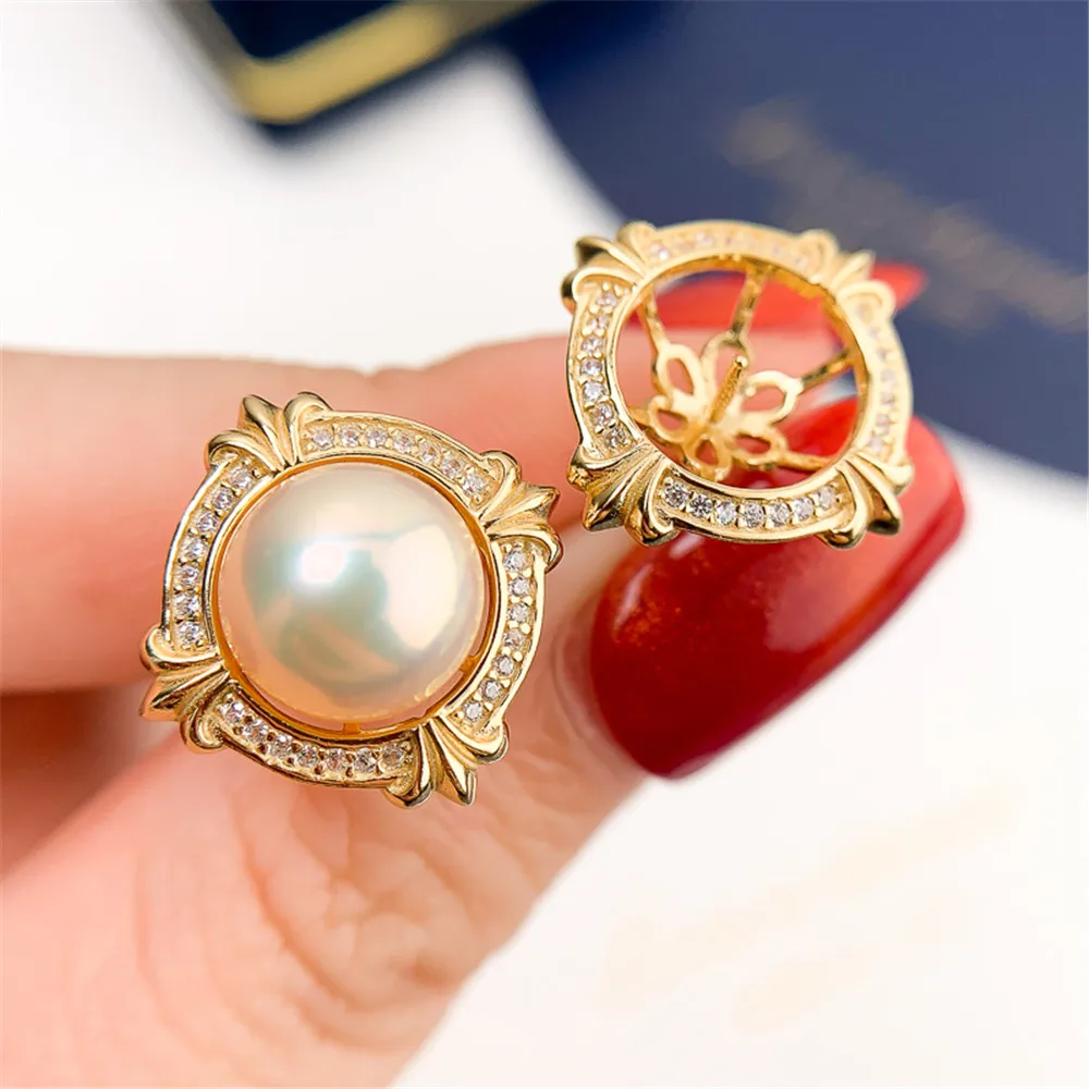 Accessories Factory 925 Silver Pearl Beads Stud Earrings Setting Base Diy Jewelry Making Findings&Components
Accessories Factory 925 Silver Pearl Beads Stud Earrings Setting Base Diy Jewelry Making Findings&Components