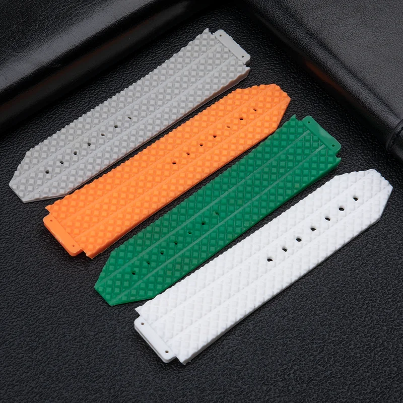 25*17mm Black White Brown Blue Silicone rubber butterfly buckle logo tool Fit For Hublot strap for Bigbang watchband watch band
25*17mm Black White Brown Blue Silicone rubber butterfly buckle logo tool Fit For Hublot strap for Bigbang watchband watch band