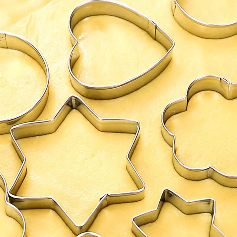 Stainless Steel Biscuit Mold Heart/Star/Flower Shape DIY Cookies Mould Baking Tool 3pcs/Set
Stainless Steel Biscuit Mold Heart/Star/Flower Shape DIY Cookies Mould Baking Tool 3pcs/Set
