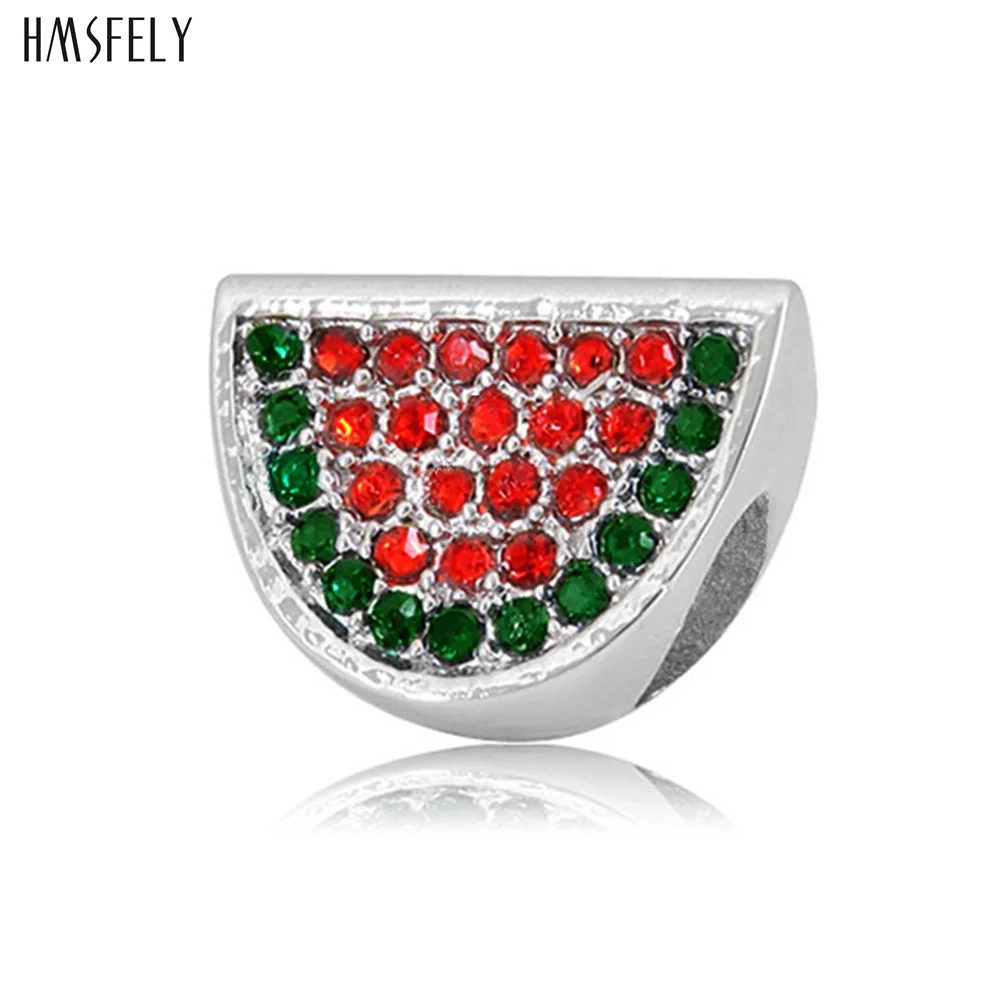 HMSFELY European Big Hole Crystal Watermelon Bead Accessories For Women Charm Bracelet Jewelry Making 316l Stainless Steel Beads
HMSFELY European Big Hole Crystal Watermelon Bead Accessories For Women Charm Bracelet Jewelry Making 316l Stainless Steel Beads