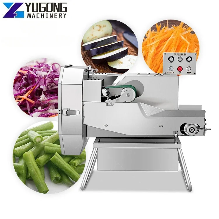 

YG Vegetable Processing Machines Electric Vegetable Slicer Dicer Shredder Stainless Steel Vegetable Cutter Shredding Machine