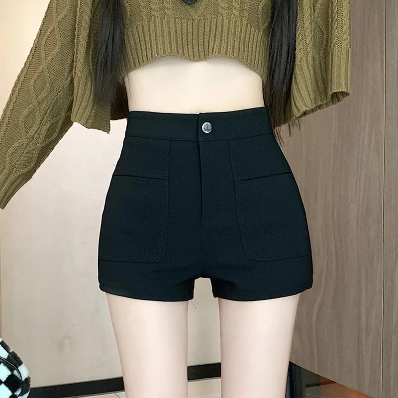 2024 Women Autumn Winter New High Waist Suit Shorts Female Solid Color Tight Elastic Clothes Ladies Slim Fit Short Pants U778
2024 Women Autumn Winter New High Waist Suit Shorts Female Solid Color Tight Elastic Clothes Ladies Slim Fit Short Pants U778