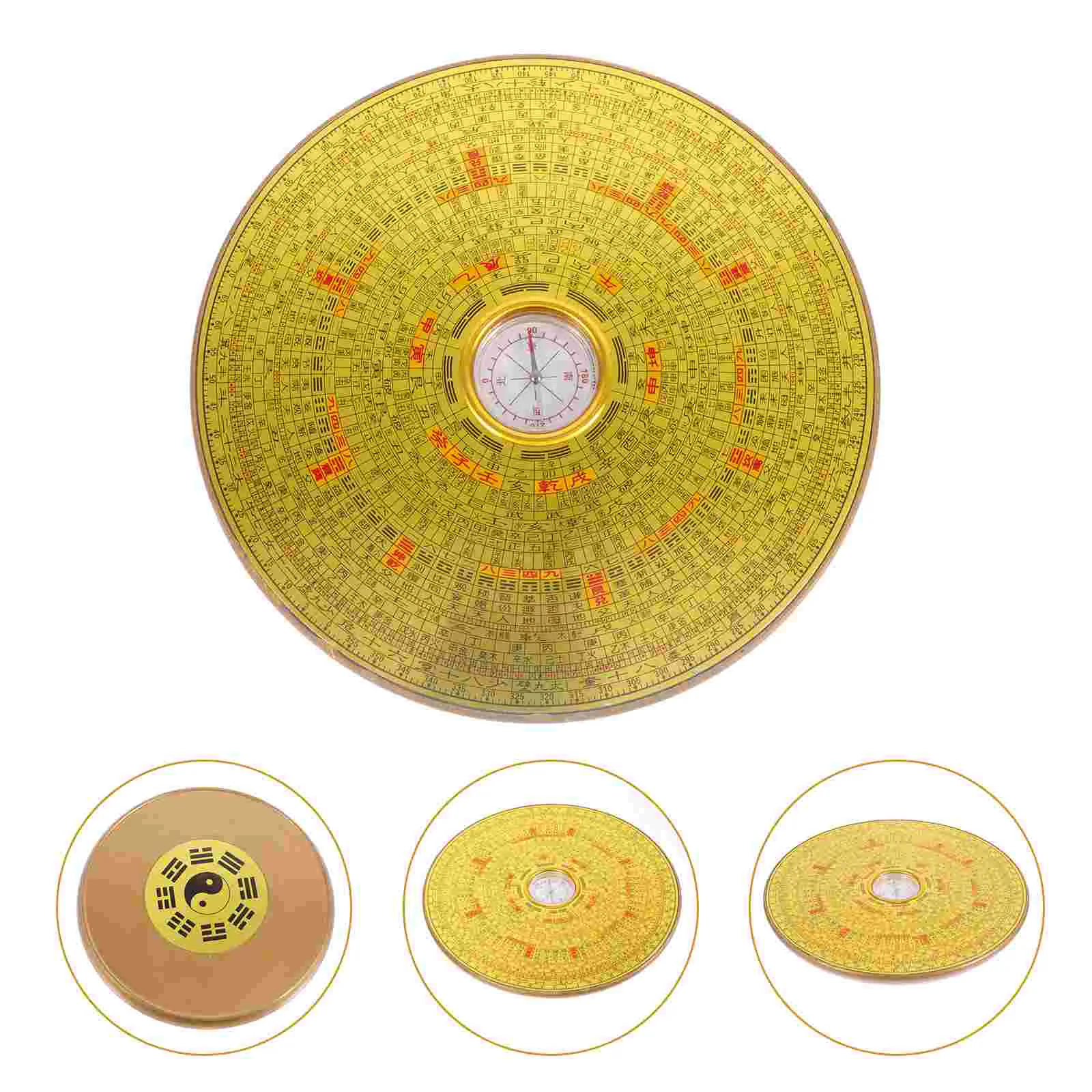 

Compass Multi-functional Chinese Style Compasses Feng Shui Adorn Desktop Decor Home