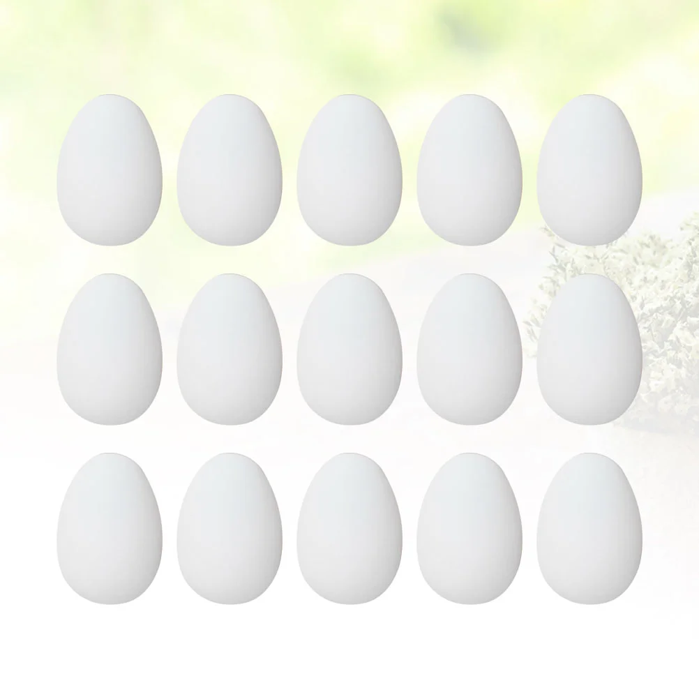 Imitation Plastic Eggs Models DIY Colored Drawing Eggs Funny Lifelike Eggs for Painting Graffiti Easter holiday decoration
Imitation Plastic Eggs Models DIY Colored Drawing Eggs Funny Lifelike Eggs for Painting Graffiti Easter holiday decoration