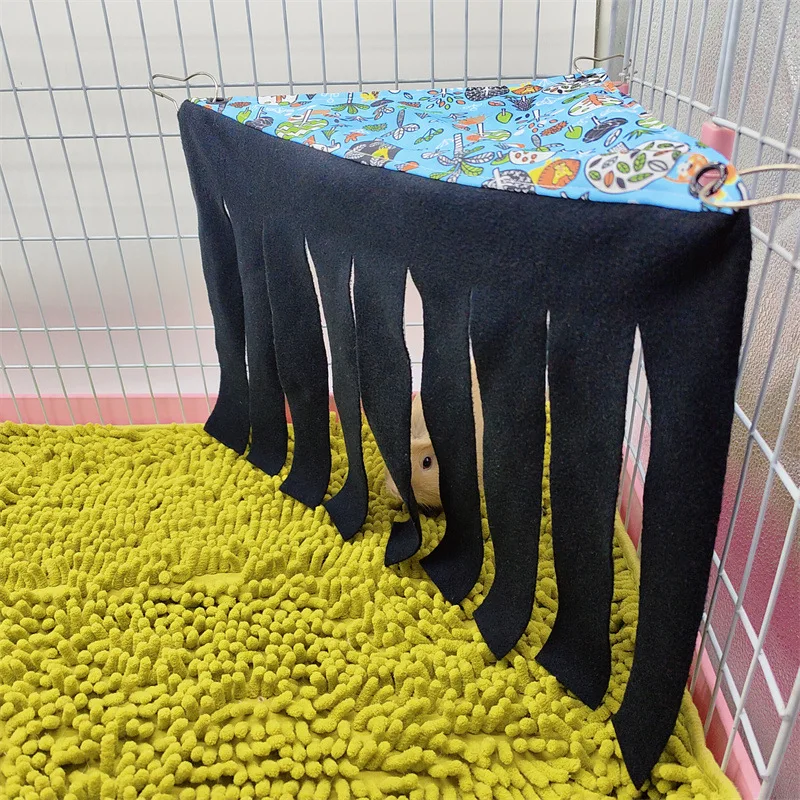 Guinea Pig Hammock Pet Hideout Cage Accessories Hamster Tent Nest Bed Corner Tassel Shelter for Chinchilla Hedgehog Squirrel Guinea Pig Hammock Pet Hideout Cage Accessories Hamster Tent Nest Bed Corner Tassel Shelter for Chinchilla Hedgehog Squirrel