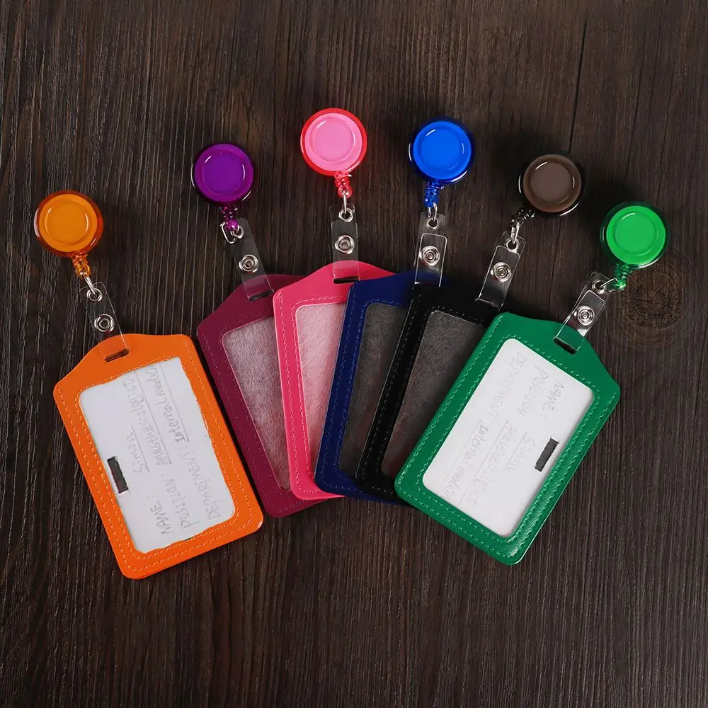 New Cheap Bank Credit Card Holders No Zipper Bus ID Holders Identity Red Yellow Blue Badge Tag with Retractable Reel
New Cheap Bank Credit Card Holders No Zipper Bus ID Holders Identity Red Yellow Blue Badge Tag with Retractable Reel