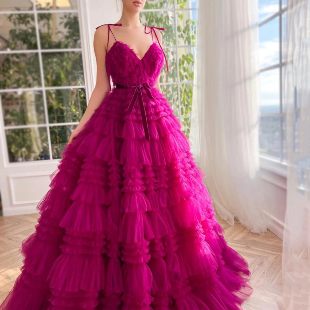 Elegant Prom Dress For Women Mordern Sweetheart Neck A Line Evening Gowns Spaghetti Straps Party Dresses فساتين الحفلات
Elegant Prom Dress For Women Mordern Sweetheart Neck A Line Evening Gowns Spaghetti Straps Party Dresses فساتين الحفلات