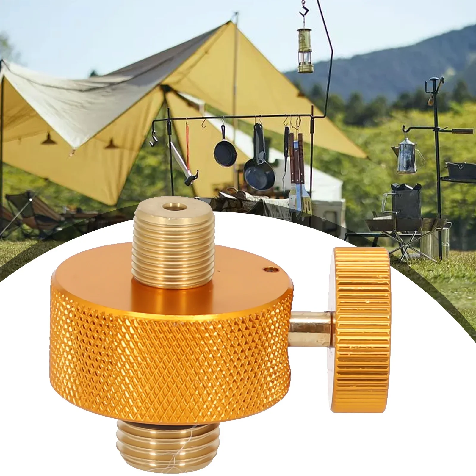 Stove Head Adapter Air Tank Converter Camping Copper+Aluminum Alloy Middle East 2022 New Camping Stove Accessories
Stove Head Adapter Air Tank Converter Camping Copper+Aluminum Alloy Middle East 2022 New Camping Stove Accessories