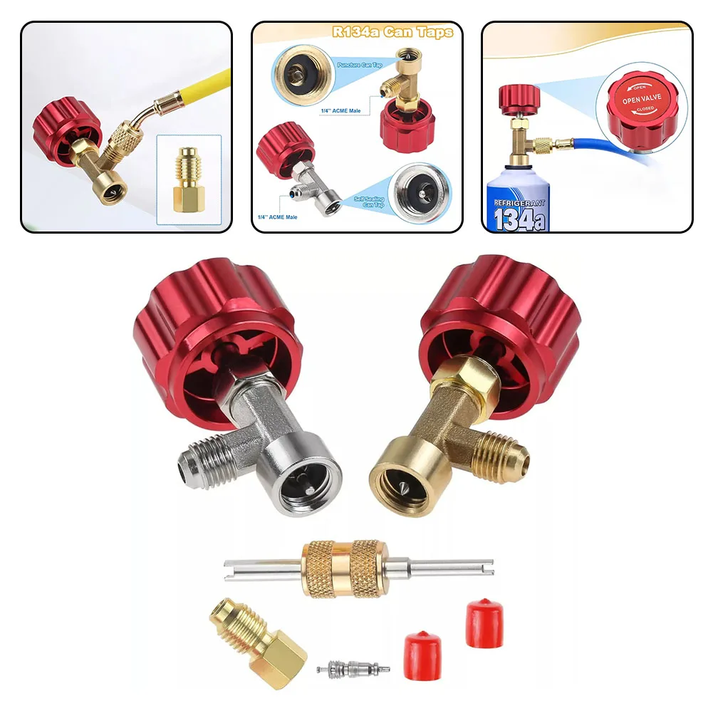 R134A Air Conditioning Refrigeration Tank Faucet Valve Bottle Opener Adapter Heating Cooling Air Home Improvement HVAC Parts
R134A Air Conditioning Refrigeration Tank Faucet Valve Bottle Opener Adapter Heating Cooling Air Home Improvement HVAC Parts