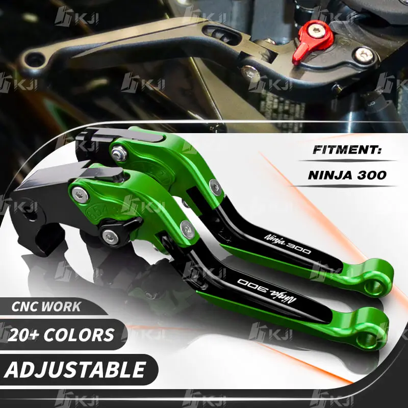 

For Kawasaki Ninja300 Ninja 300 2012-Present Clutch Lever Brake Lever Adjustable Folding Handle Levers Motor Accessories Parts