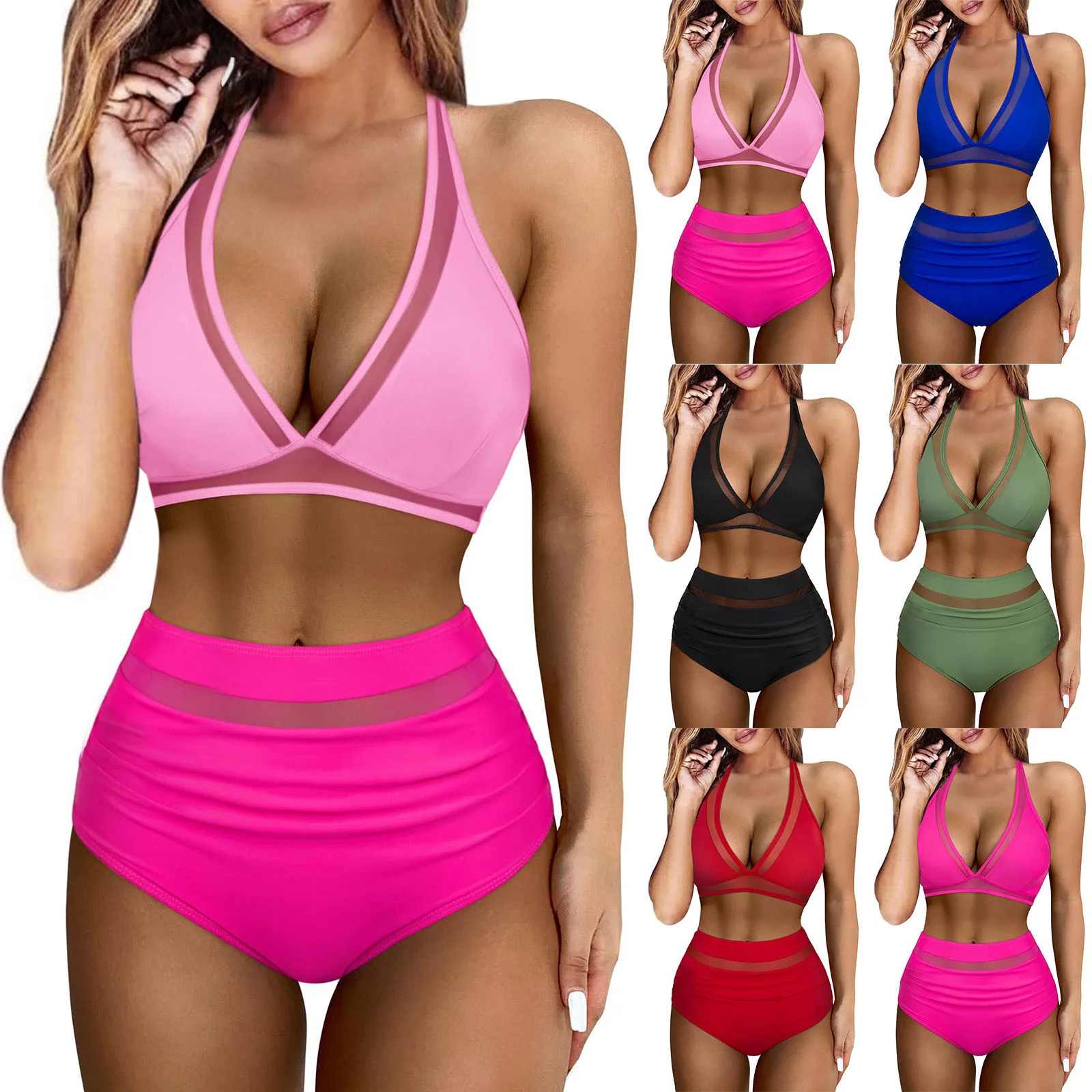 Women's High Waist Bikini Sets For Women Push Up Bikini Sets For Women 2 Piece Swimsuits Set
Women's High Waist Bikini Sets For Women Push Up Bikini Sets For Women 2 Piece Swimsuits Set