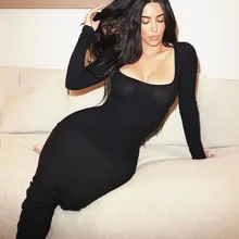 European and American Style Foreign Trade Women's Clothing Export Winter Pure Desire Bottoming Long Sleeve Extended Dress Skinny
European and American Style Foreign Trade Women's Clothing Export Winter Pure Desire Bottoming Long Sleeve Extended Dress Skinny