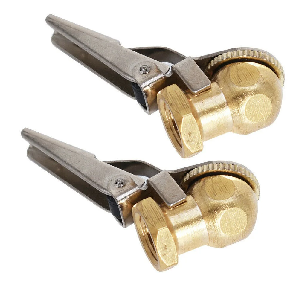 2pcs Brass Lock On Tire Inflator Locking Air Chuck Hose Attachment 1/4-inch Npt A391 Dropshipping 
2pcs Brass Lock On Tire Inflator Locking Air Chuck Hose Attachment 1/4-inch Npt A391 Dropshipping