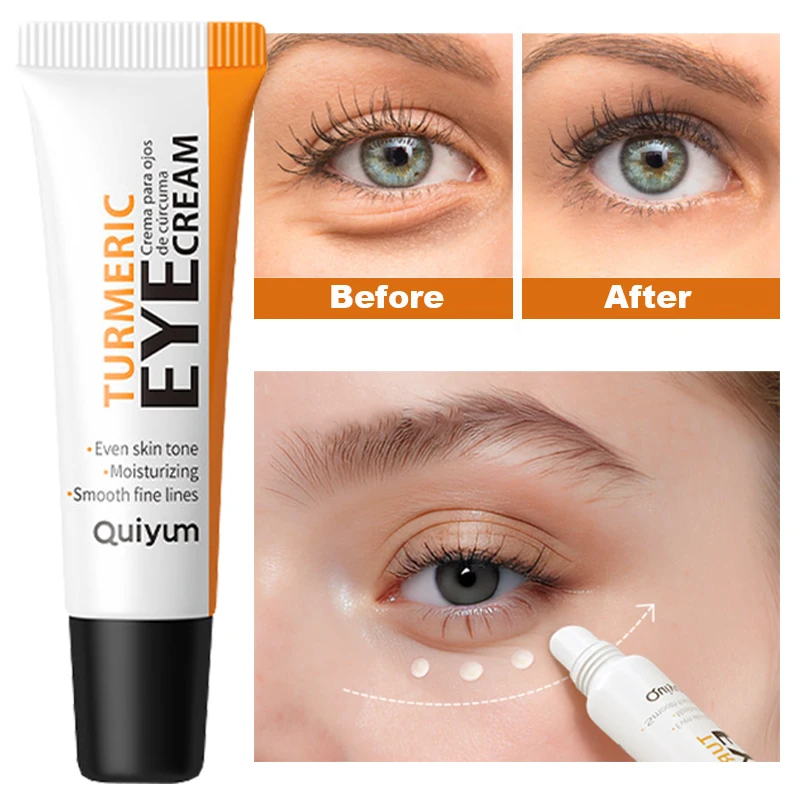 LAIKOU & Quiyum Turmeric Eye Cream Anti-Wrinkle Cream Remove Dark Circles Fades Fine Lines Eye Bags Removal Puffiness Firming
LAIKOU & Quiyum Turmeric Eye Cream Anti-Wrinkle Cream Remove Dark Circles Fades Fine Lines Eye Bags Removal Puffiness Firming