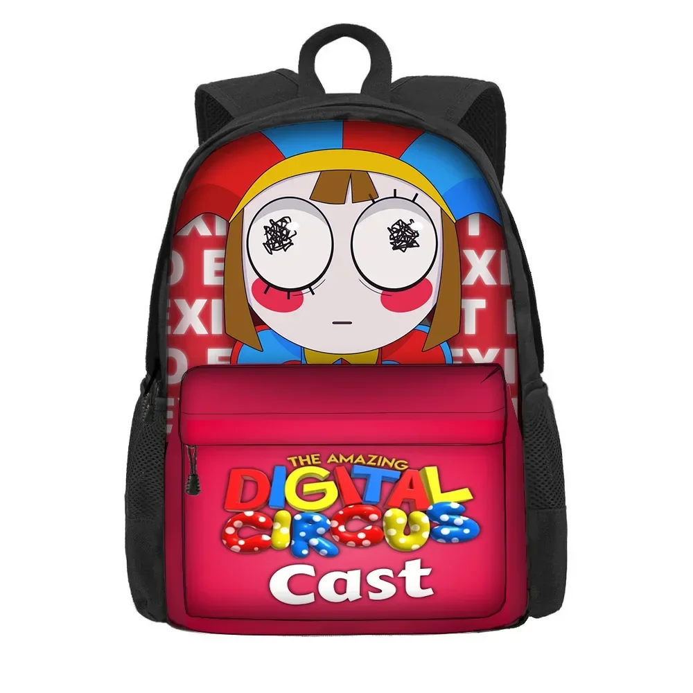 

THE AMAZING DIGITAL CIRCUS Mochila Backpacks Boys Girls Bookbag School Bags Cartoon Kids Rucksack Travel Rucksack Shoulder Bag