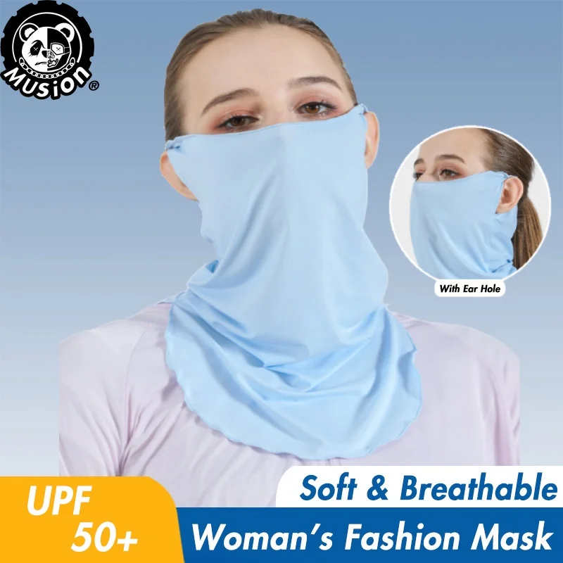 Musion Dustproof Face Shield Women's Fashion Ice Silk Face Cover Cool Feeling Buff Anti UV for Riding Outdoors
Musion Dustproof Face Shield Women's Fashion Ice Silk Face Cover Cool Feeling Buff Anti UV for Riding Outdoors