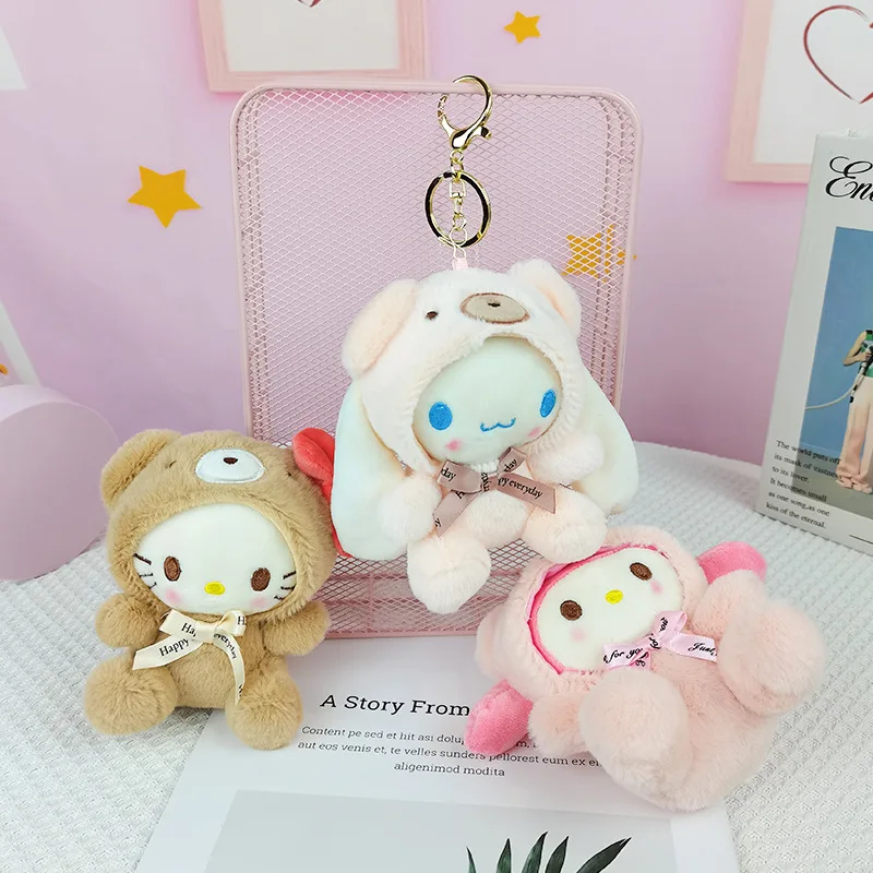 Hellokitty Sanrio Plush Keychain Cinnamoroll My Melody Anime Keychains Cute Girl Kawaii Room Decor Holiday Gifts Toys Girls Baby
Hellokitty Sanrio Plush Keychain Cinnamoroll My Melody Anime Keychains Cute Girl Kawaii Room Decor Holiday Gifts Toys Girls Baby