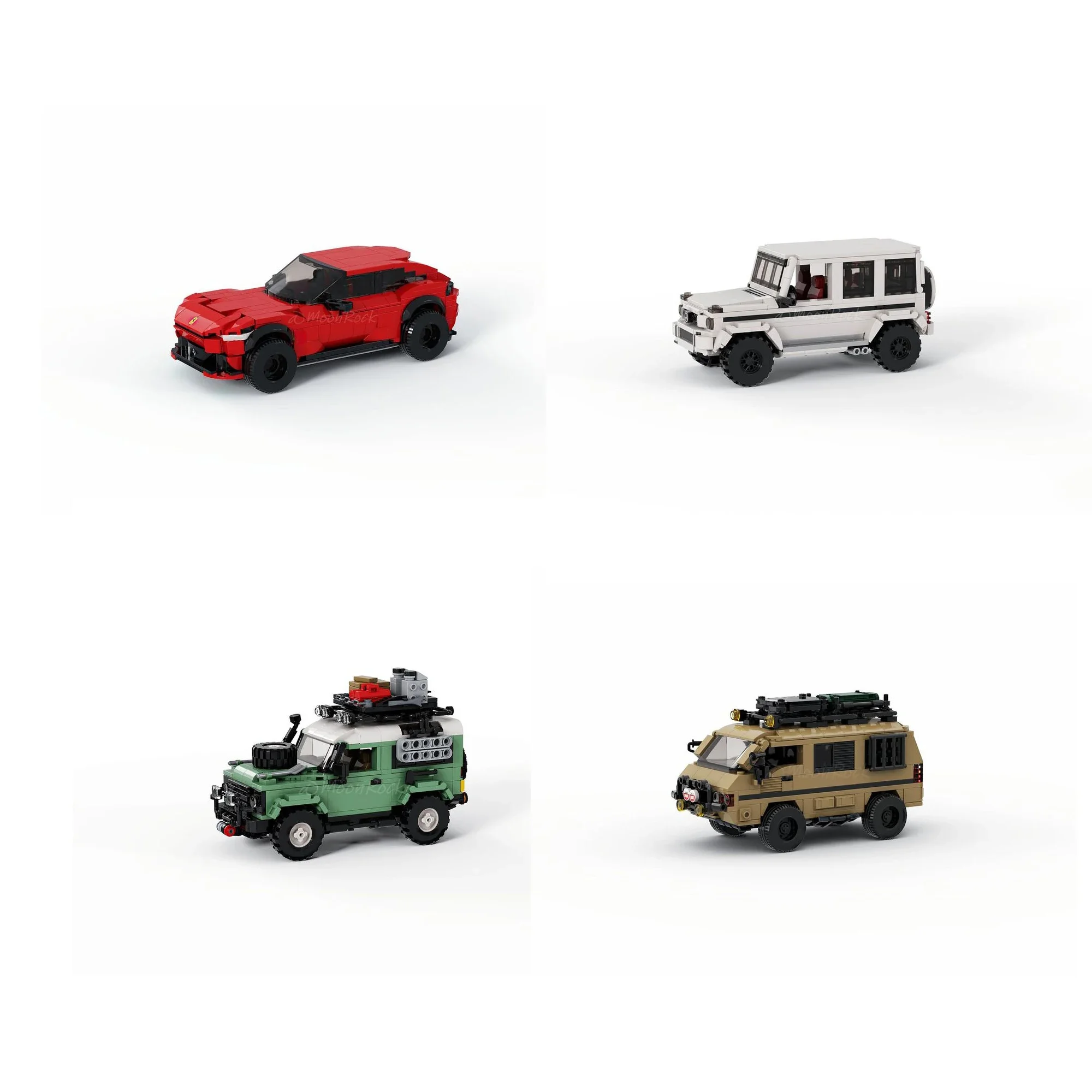 Игрушка-конструктор MOC для детей, скоростные чемпионы, Defender 90, городской автомобиль, внедорожник GT500, L300, G63, подарок на день рождения, Новинка
Игрушка-конструктор MOC для детей, скоростные чемпионы, Defender 90, городской автомобиль, внедорожник GT500, L300, G63, подарок на день рождения, Новинка