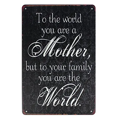 you are the world to your family metal tin sign Bar Cafe Garage Wall Decor Retro vintage 7.87 X 11.8 inch
you are the world to your family metal tin sign Bar Cafe Garage Wall Decor Retro vintage 7.87 X 11.8 inch