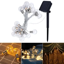 20LED Globe Bulb LED String Lights Garland Beads Battery operated Festoon Led Fairy Lights Holiday Christmas Led Light
20LED Globe Bulb LED String Lights Garland Beads Battery operated Festoon Led Fairy Lights Holiday Christmas Led Light