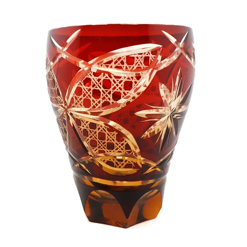 Crystal Carved Glass Vodka Glass Red Wine Glassess Japanese Edo Kiriko Transparent Water Cup Tea Cup Whiskey Glassbar Utensils
Crystal Carved Glass Vodka Glass Red Wine Glassess Japanese Edo Kiriko Transparent Water Cup Tea Cup Whiskey Glassbar Utensils