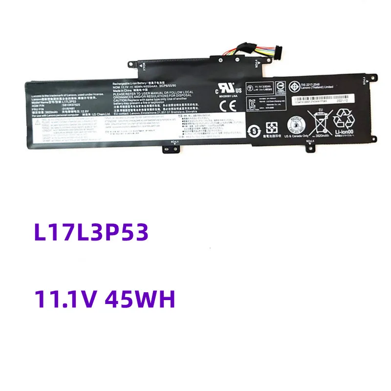

New L17L3P53 L17M3P55 L17C3P53 Battery For Lenovo Thinkpad S2 Yoga L380 L390 Thinkpad Yoga S2 2018 Series 01AV481 01AV483 45WH