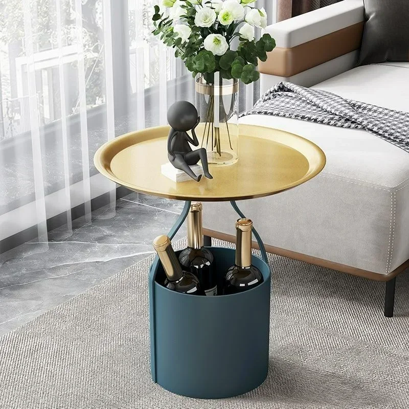 

Скандинавский стиль, роскошный Железный Маленький журнальный столик, угловой прикроватный столик, диван, боковой столик для гостиной, балкона, простой коврик для хранения