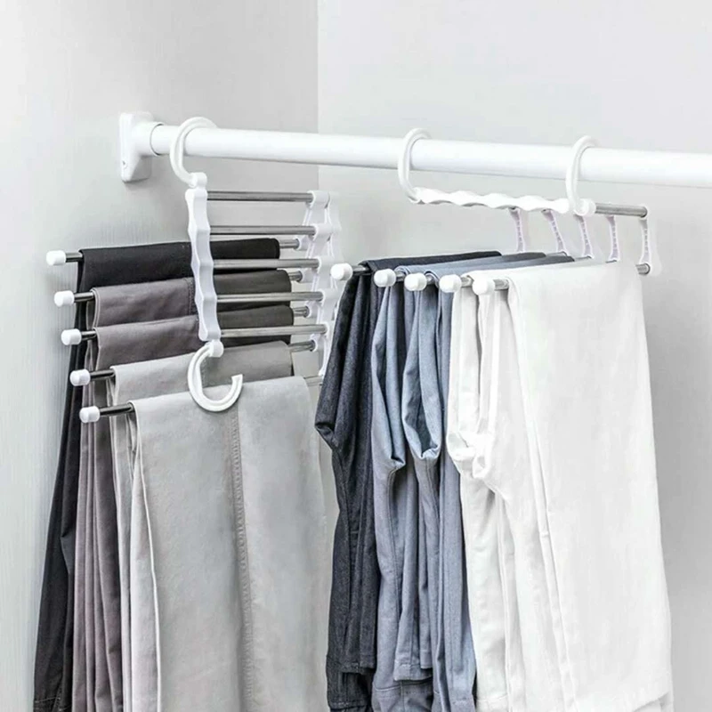 Stainless steel hanger Multifunctional adjustable pant frame Folding Storage Tie Shawl Rack Belt Scarf Neckties Trousers Hanger
Stainless steel hanger Multifunctional adjustable pant frame Folding Storage Tie Shawl Rack Belt Scarf Neckties Trousers Hanger