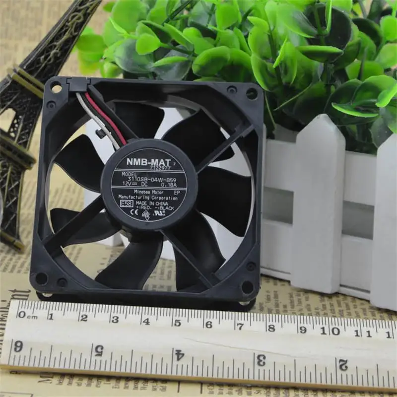 New Cooling Fan For NMB 8025 12V 0.18A 3110SB-04W-B59 8CM 3Line Double Ball Cooling Fan
New Cooling Fan For NMB 8025 12V 0.18A 3110SB-04W-B59 8CM 3Line Double Ball Cooling Fan