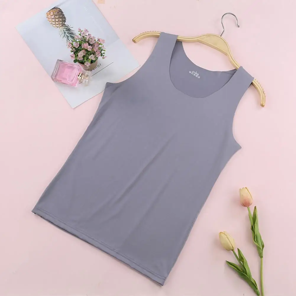 Sleeveless Tank Top Women's Summer Ice Silk Seamless Tank Tops O-neck Sleeveless Slim Fit Undershirts for Thermal Inner Wear
Sleeveless Tank Top Women's Summer Ice Silk Seamless Tank Tops O-neck Sleeveless Slim Fit Undershirts for Thermal Inner Wear