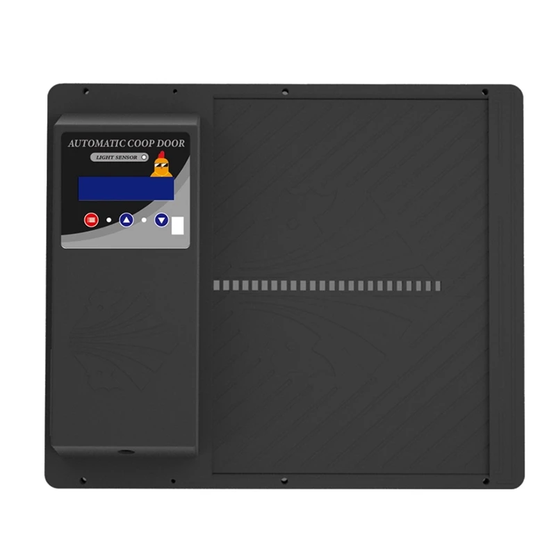 Автоматическая дверь курятника на солнечных батареях, дверь курятника с таймером и фонариком, дистанционное управление с фотоэкраном черного цвета
Автоматическая дверь курятника на солнечных батареях, дверь курятника с таймером и фонариком, дистанционное управление с фотоэкраном черного цвета