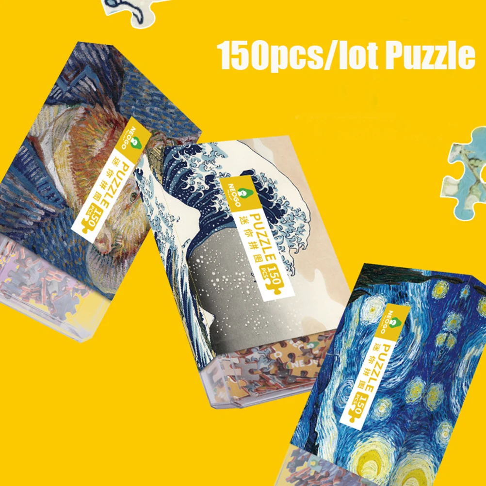 150PCS Mini Test Tube Jigsaw Puzzle Decompression Toys Van Gogh Oil Painting Puzzle for Aldult Family Game Educational Toys
150PCS Mini Test Tube Jigsaw Puzzle Decompression Toys Van Gogh Oil Painting Puzzle for Aldult Family Game Educational Toys