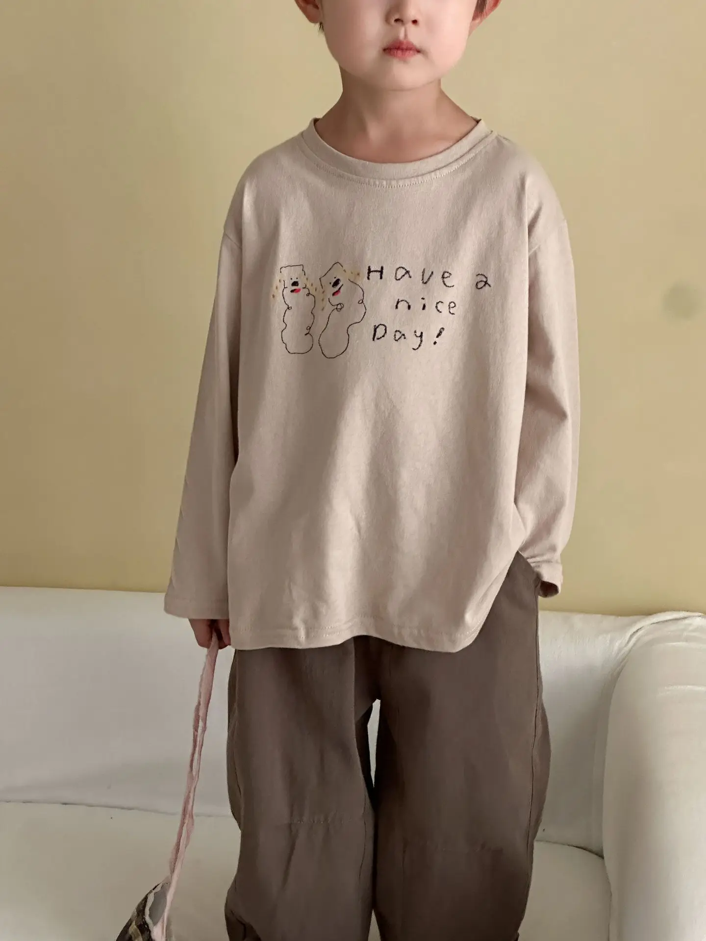 2025 Autumn New Children Long Sleeve T Shirts Cartoon Print Girls Bottoming Shirts Baby Boys Cotton Casual Tops Kids Clothes 26 S6473afc6a8004fb99520ce5561e90d78S