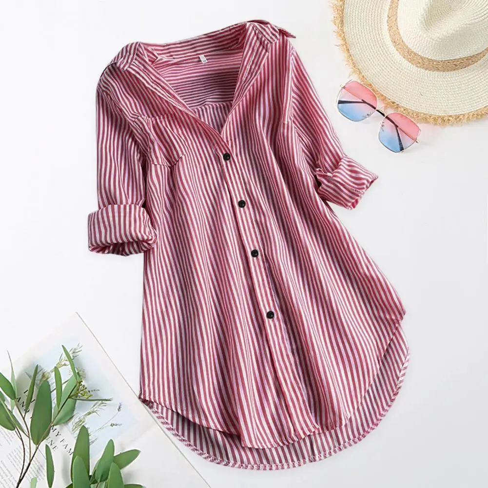 2023 Women Casual Shirt Breast Pocket Women Top M to 4XL Loose Fit Casual Ladies Blouse Top Female Basic Shirt Women Blouse
2023 Women Casual Shirt Breast Pocket Women Top M to 4XL Loose Fit Casual Ladies Blouse Top Female Basic Shirt Women Blouse