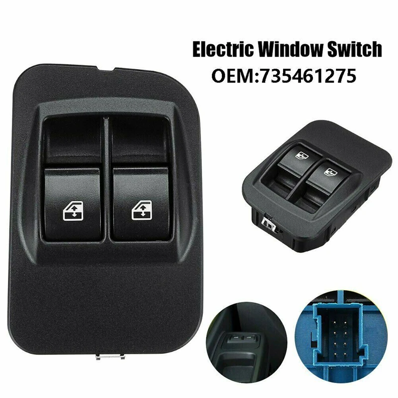 Car Electric Window Control Switch Button For Peugeot Bipper 2008-2014 Nemo Fiat 735461275
Car Electric Window Control Switch Button For Peugeot Bipper 2008-2014 Nemo Fiat 735461275