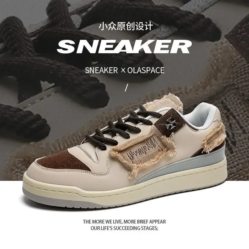 Retro plate shoes men niche original design burlap spring and fall do old country tide men's shoes hundred couples casual shoes
Retro plate shoes men niche original design burlap spring and fall do old country tide men's shoes hundred couples casual shoes