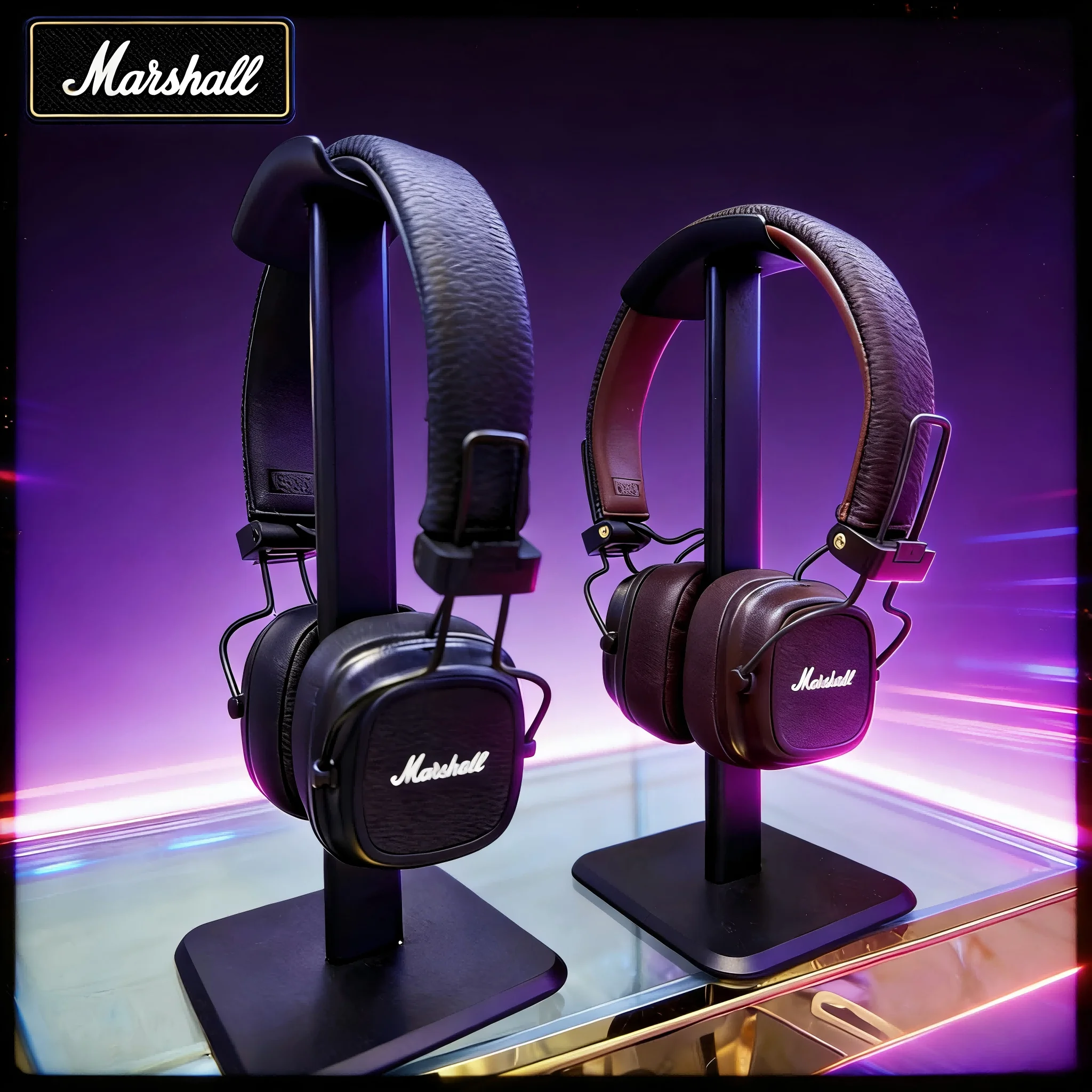 Marshall Major V 5 Wireless Bluetooth On-Ear Headphones Deep Bass Surround Sound Sport Gaming Video Headset with Microphone Marshall Major V 5 Wireless Bluetooth On-Ear Headphones Deep Bass Surround Sound Sport Gaming Video Headset with Microphone