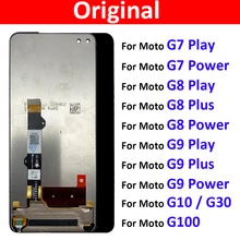 Ensemble écran tactile LCD de remplacement, pour Motorola Moto G10 G30 G100 G7 G8 G9 Power Play Plus, Original=