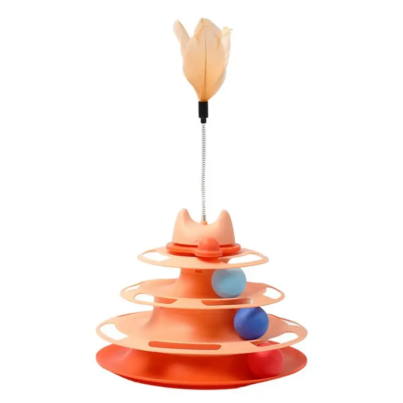 Cat Toy Roller Exerciser Interactive Kitten Fun Mental Physical Exercise Puzzle Kitten Toys Fun Circle Track With Moving Balls
Cat Toy Roller Exerciser Interactive Kitten Fun Mental Physical Exercise Puzzle Kitten Toys Fun Circle Track With Moving Balls