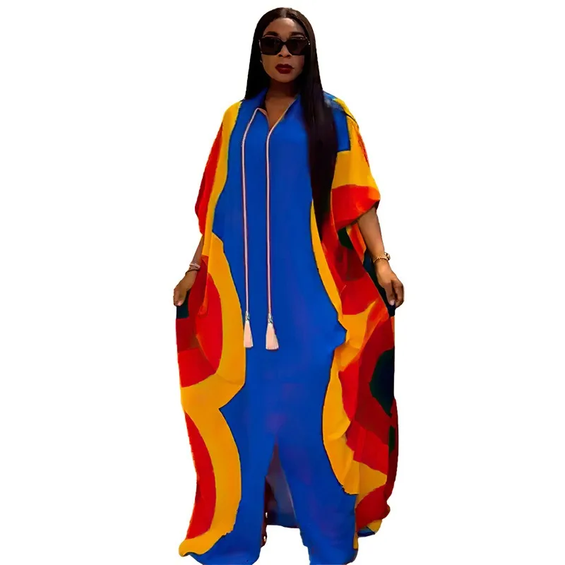 African Women's Clothing Autumn Elegant 3/4 Sleeve Print Plus Size African Dresses for Women Maxi Dress Dashiki African Clothing
African Women's Clothing Autumn Elegant 3/4 Sleeve Print Plus Size African Dresses for Women Maxi Dress Dashiki African Clothing