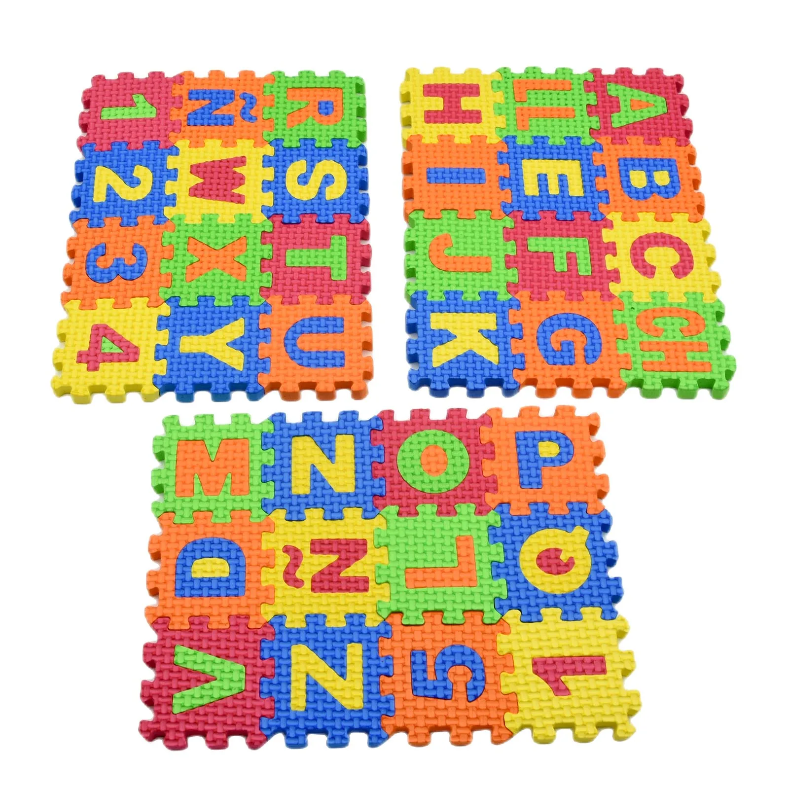 36Pcs Kids Play Mat Spanish Alphabet Number EVA Foam Puzzle Learning Mats Toy Interlocking Puzzles Construction Building Blocks
36Pcs Kids Play Mat Spanish Alphabet Number EVA Foam Puzzle Learning Mats Toy Interlocking Puzzles Construction Building Blocks