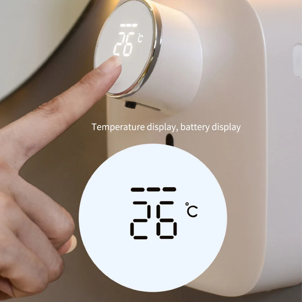 Автоматический диспенсер для пены, настенный перезаряжаемый пенообразователь, для ванной, кухни, белый
Автоматический диспенсер для пены, настенный перезаряжаемый пенообразователь, для ванной, кухни, белый