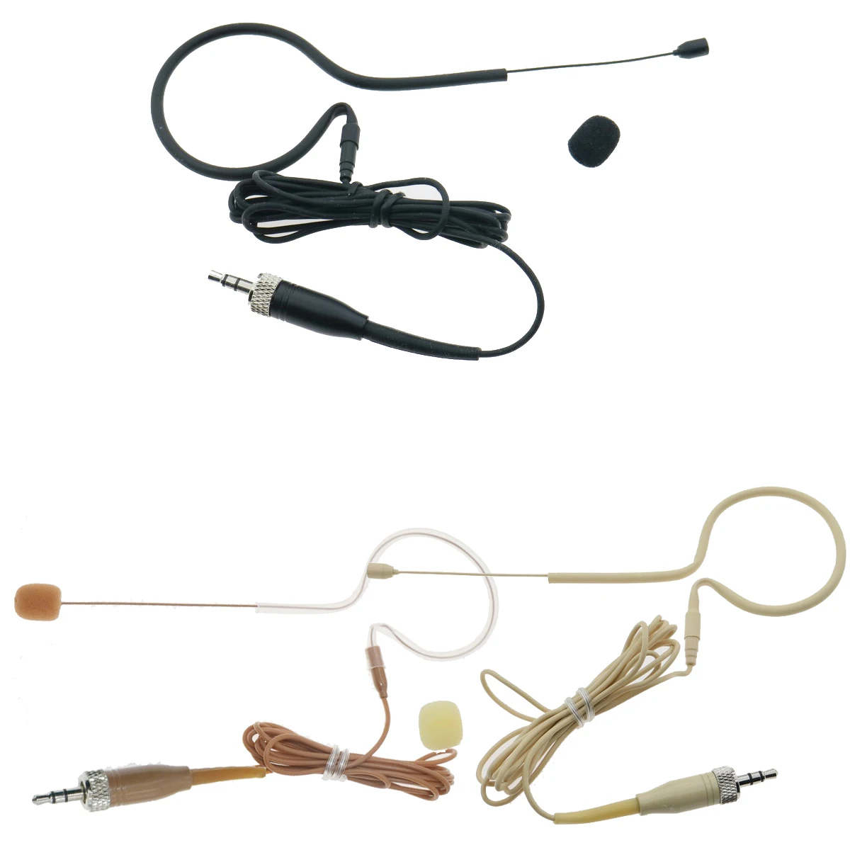 

SL3 Subminiature One Side Earset Microphone 3 Color For Sennheiser ew100 300 500 G2 G3 G4 XS AVX Wireless Belt Pack Transmitter